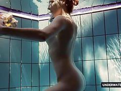Find-Best-Ass.com presents: Hot big titted teen lera swimming in the pool