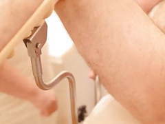 Find-Best-Ass.com presents: Cfnm femdom mature doctor examining a pathetic slave