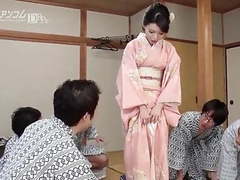 Find-Best-Ass.com presents: Asian geisha stripped by dudes