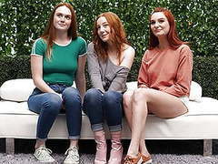 Find-Best-Ass.com presents: 3 redheads and one lucky ass guy