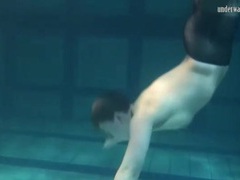 Find-Best-Ass.com presents: Sporty girl in black pantyhose swims erotically