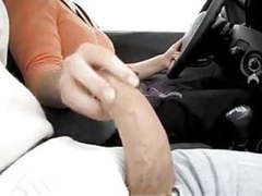 Find-Best-Ass.com presents: Car drive handjob