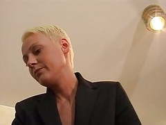 Find-Best-Ass.com presents: Short hair blonde fraulein boss