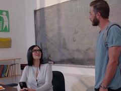 Find-Best-Ass.com presents: Kinky math tutor jasmine jae loves giving head and having sex