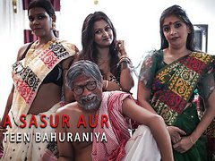 Find-Best-Ass.com presents: Teen bahuraniyo ko jhagarte dekh dada sasur ne unhe chod ne ka prastav diya aur  jo huya part 1 me dekhiye