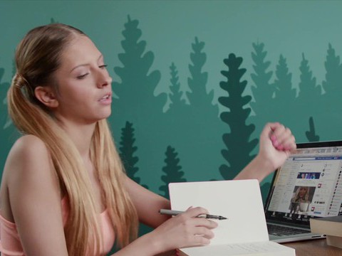 Find-Best-Ass.com presents: Rebecca gets caught watching her boyfriend