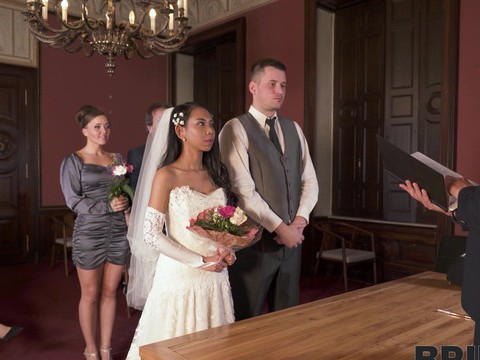 Find-Best-Ass.com presents: Hot ass bride killa raketa drops her panties to ride a hard dick
