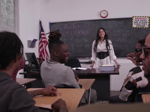 Find-Best-Ass.com presents: Hardcore interracial fucking in the office with a cum loving slut