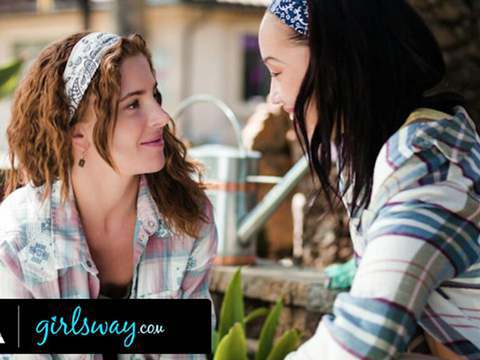 Find-Best-Ass.com presents: Girlsway - town historian alexis tae & environmentalist lumi ray celebrate their feat with hard sex