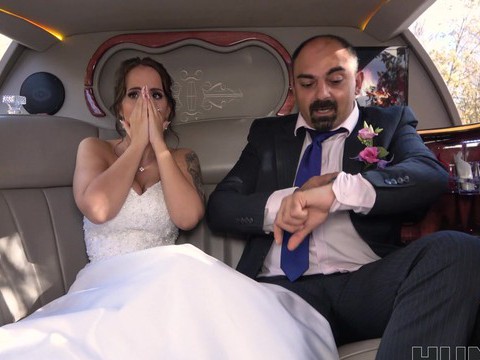 Find-Best-Ass.com presents: Busty bride jennifer mendez gets ass fucked in back of the limo