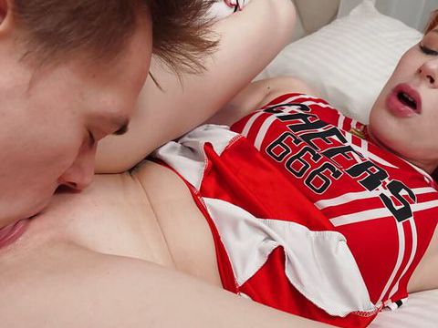 Find-Best-Ass.com presents: Redhead cheerleader bringing steamy fantasies to life together with her bf