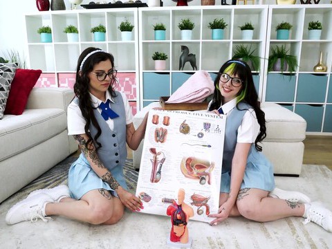 Find-Best-Ass.com presents: Ffm threesome with college chicks - kitty cam & angel windell