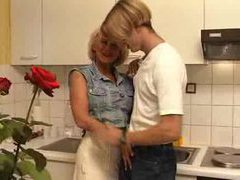 Find-Best-Ass.com presents: Fucking his busty aunt in the kitchen