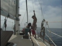Find-Best-Ass.com presents: Interracial on a boat with a beautiful black girl