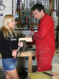 Find-Best-Ass.com presents: Blonde teenage beauty fucking her old and horny handyman