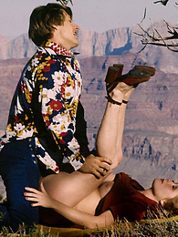 Find-Best-Ass.com presents: Couple get so horny and end up fucking by the Grand Canyon