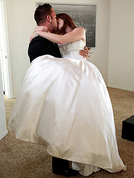 Find-Best-Ass.com presents: Bride with big fake tits Veronica Vain gets her trimmed pussy nailed deep
