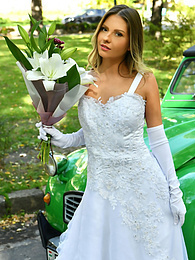 Find-Best-Ass.com presents: Naughty bride Rebecca Volpetti takes a photographer assistant's stiff dick
