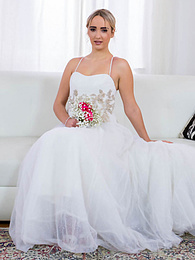 Find-Best-Ass.com presents: Blonde bride Anna Khara has sex with the groom and a photographer at once