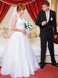 Find-Best-Ass.com presents: Redhead Czech bride Lucy Bell getting double fucked on her wedding day