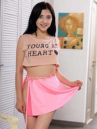 Find-Best-Ass.com presents: Admirable teen girl strips nude exposing her amazing body, perfect tits and hot tight pussy