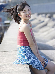 Find-Best-Ass.com presents: Asian teen Chisaki Morito demonstrates her tiny tits and demonstrates her exposed body outdoors